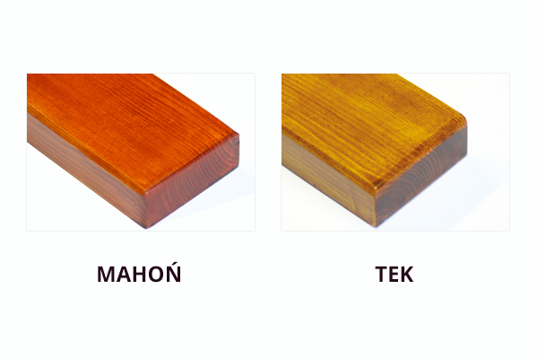 DOSTĘPNA KOLORYSTYKA DREWNA